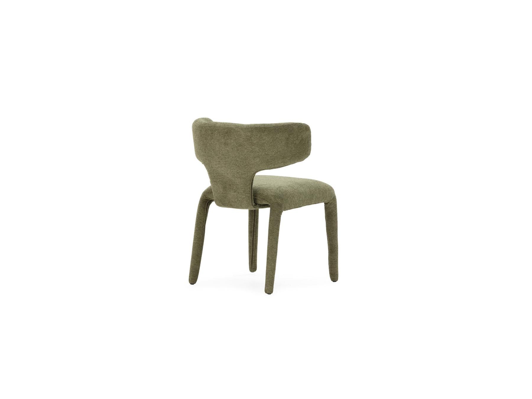 Sasha - Set - With Beige Oval Dining Table + Mila Textured Fabric Chairs - Set Of 4 Chairs