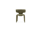 Sasha - Set - With Beige Oval Dining Table + Mila Textured Fabric Chairs - Set Of 4 Chairs