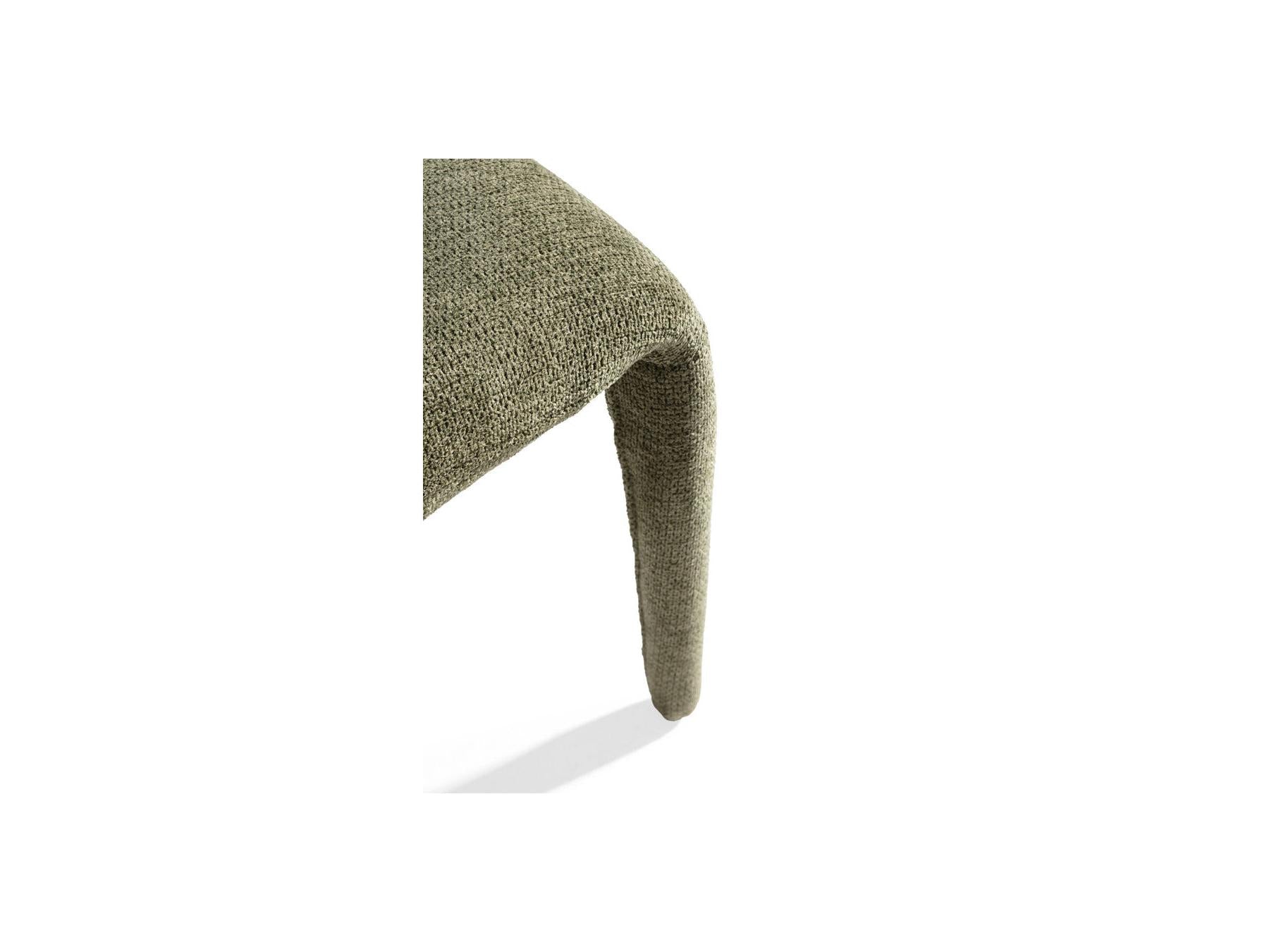Sasha - Set - With Beige Oval Dining Table + Mila Textured Fabric Chairs - Set Of 4 Chairs