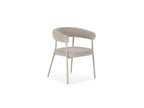 Rosa - Lote de 2 sillas - Tejido de terciopelo beige