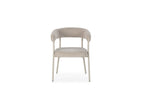 Rosa - Lote de 2 sillas - Tejido de terciopelo beige