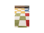 Gabrielle - Low-Pile Rug - Check Pattern - Multicoloured