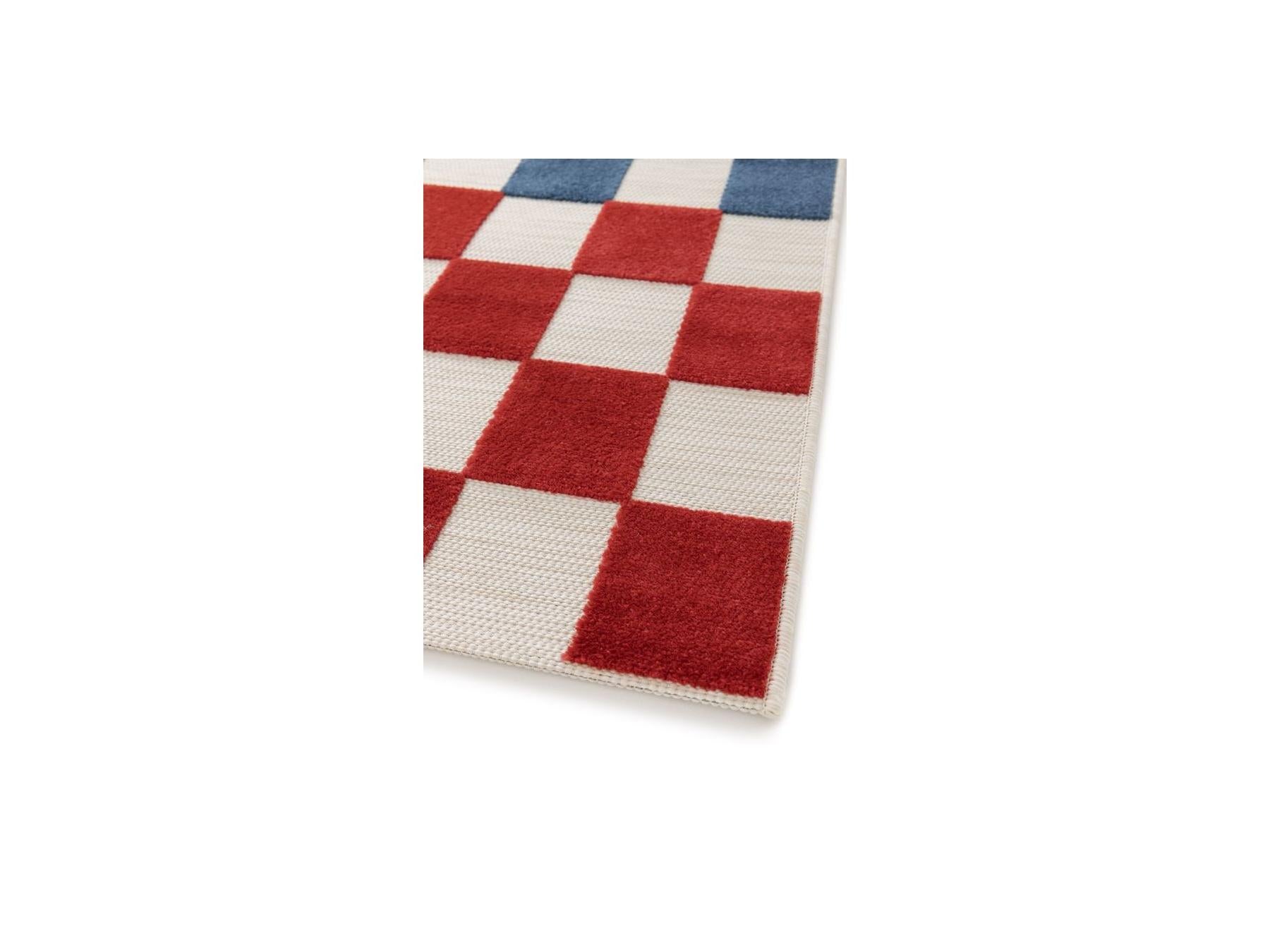 Gabrielle - Low-Pile Rug - Check Pattern - Multicoloured