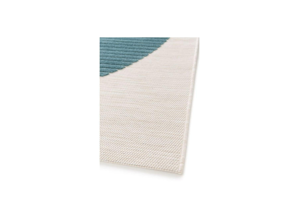 Eloi - Low-Pile Rug - Abstract Pattern - Blue