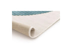 Eloi - Low-Pile Rug - Abstract Pattern - Blue