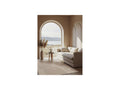 Kaia - Tapis Poils Ras - Motif Abstrait - Beige
