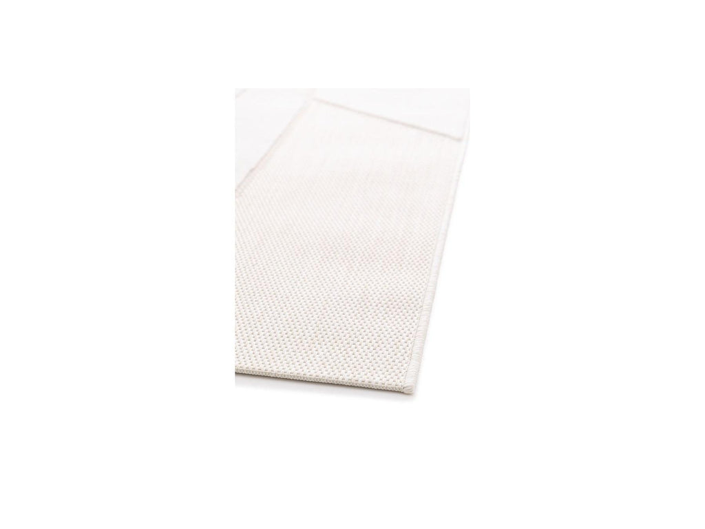 Kaia - Tapis Poils Ras - Motif Abstrait - Beige