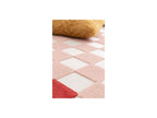 Myrlie - Tapis Poils Ras Myrlie Motif Damier - Rose