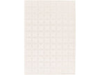 Owen - Low-Pile Rug with Abstract Pattern - White