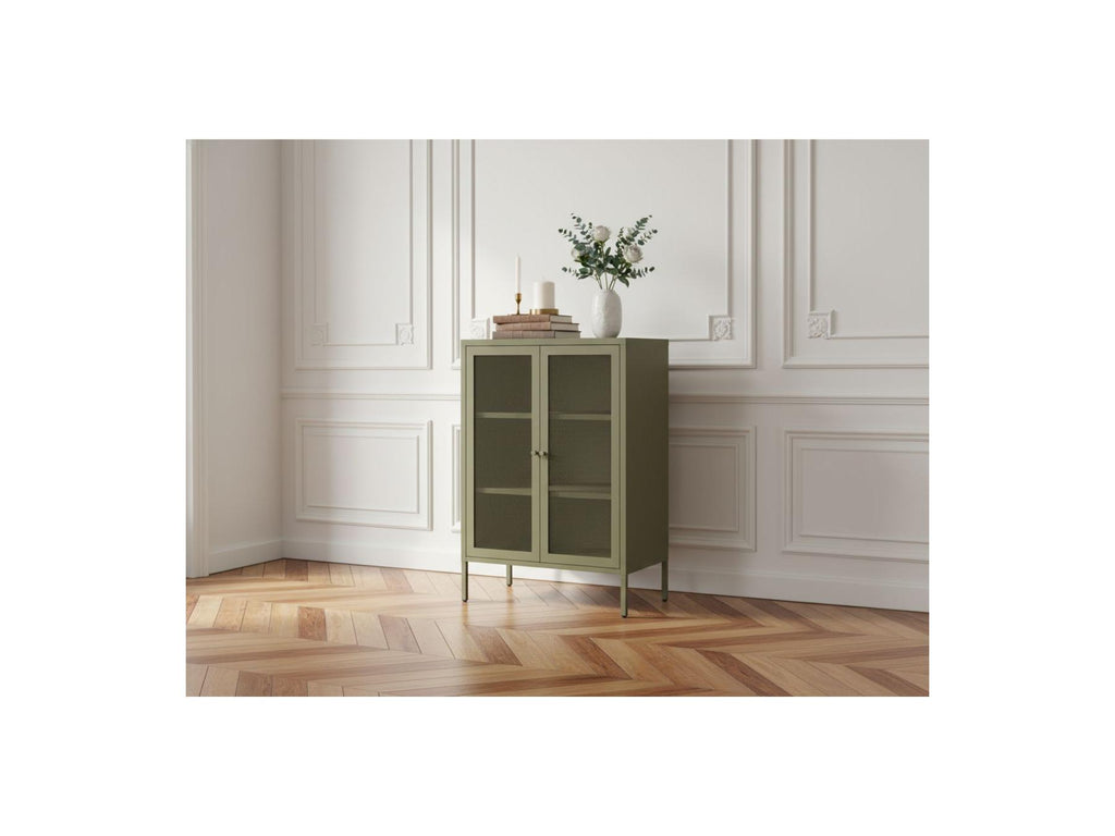 Clara - Buffet Haut 2 Portes - Métal Édition Limitée