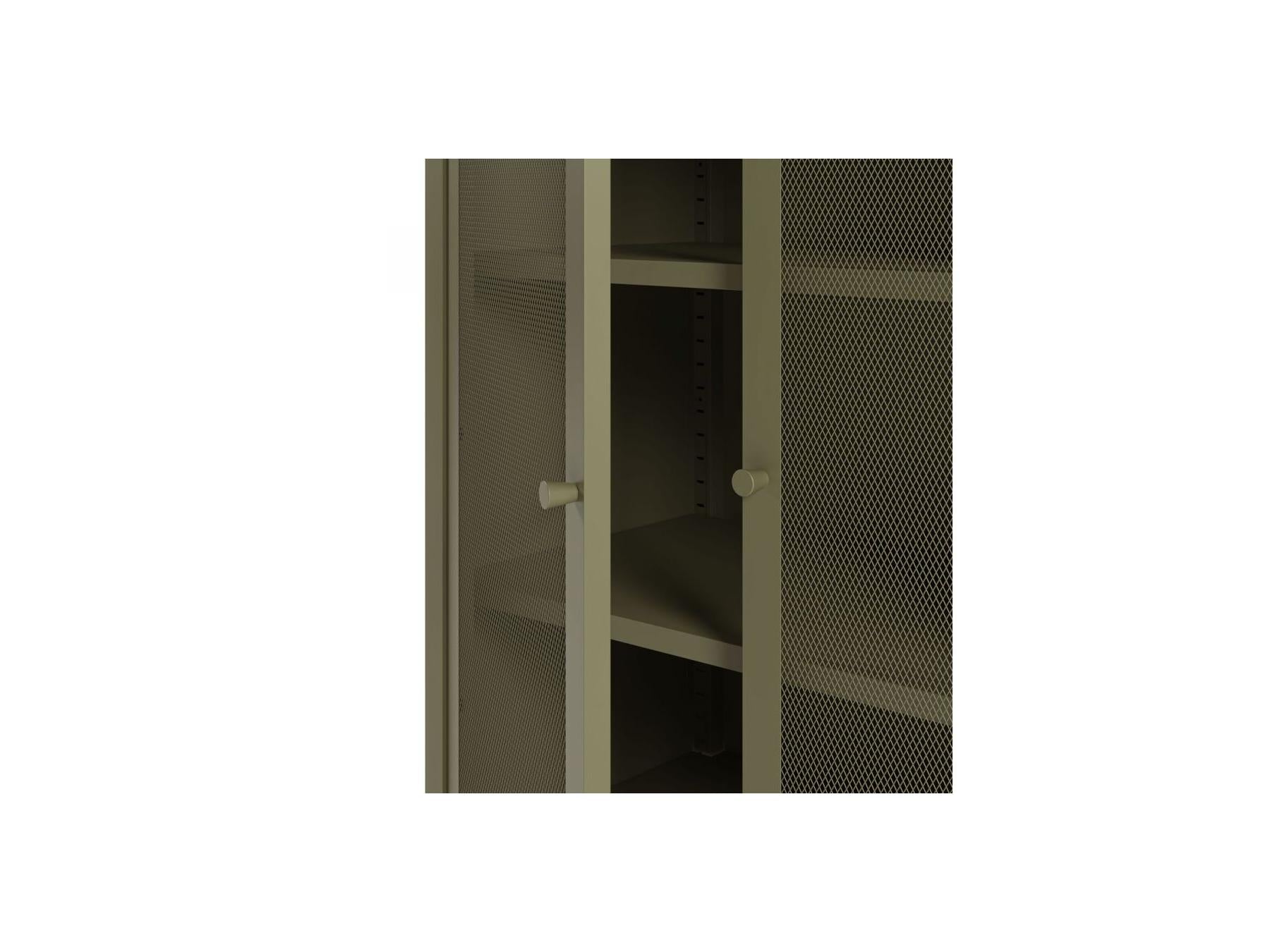 Clara - Buffet Haut 2 Portes - Métal Édition Limitée