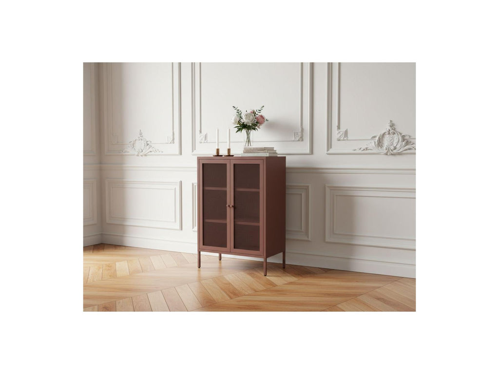 Clara - Buffet Haut 2 Portes - Métal Édition Limitée