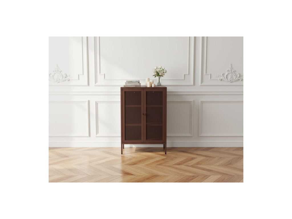 Clara - Buffet Haut 2 Portes - Métal Édition Limitée