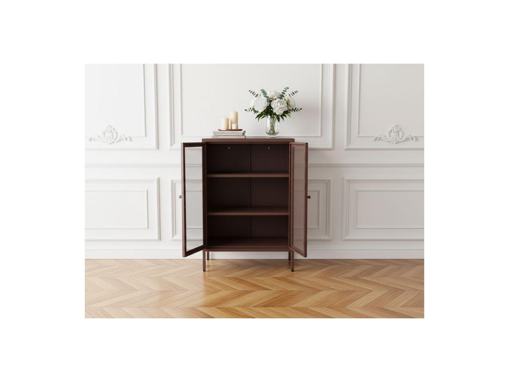 Clara - Buffet Haut 2 Portes - Métal Édition Limitée