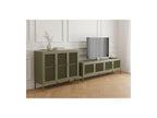 Clara - 4-Door 160 cm Metal TV Unit + 3-Door 120 cm Metal Sideboard Limited Edition