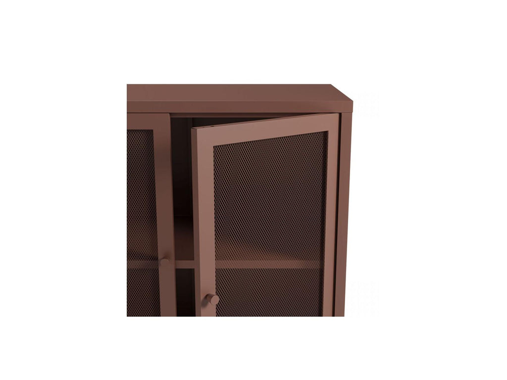 Clara - 4-Door 160 cm Metal TV Unit + 3-Door 120 cm Metal Sideboard Limited Edition