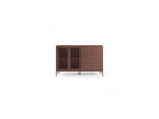 Clara - Metal TV Unit 2 Doors 2 Open Compartments 160 cm + Metal Sideboard 2 Doors 3 Drawers 140 cm Limited Edition