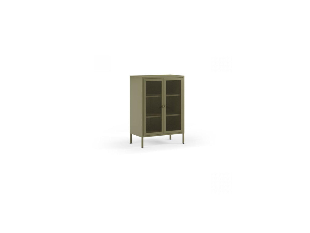 Clara - 4-Door Metal TV Unit 160 cm + 2-Door Metal Tall Sideboard 70 cm + Metal Coffee Table 100 cm Limited Edition