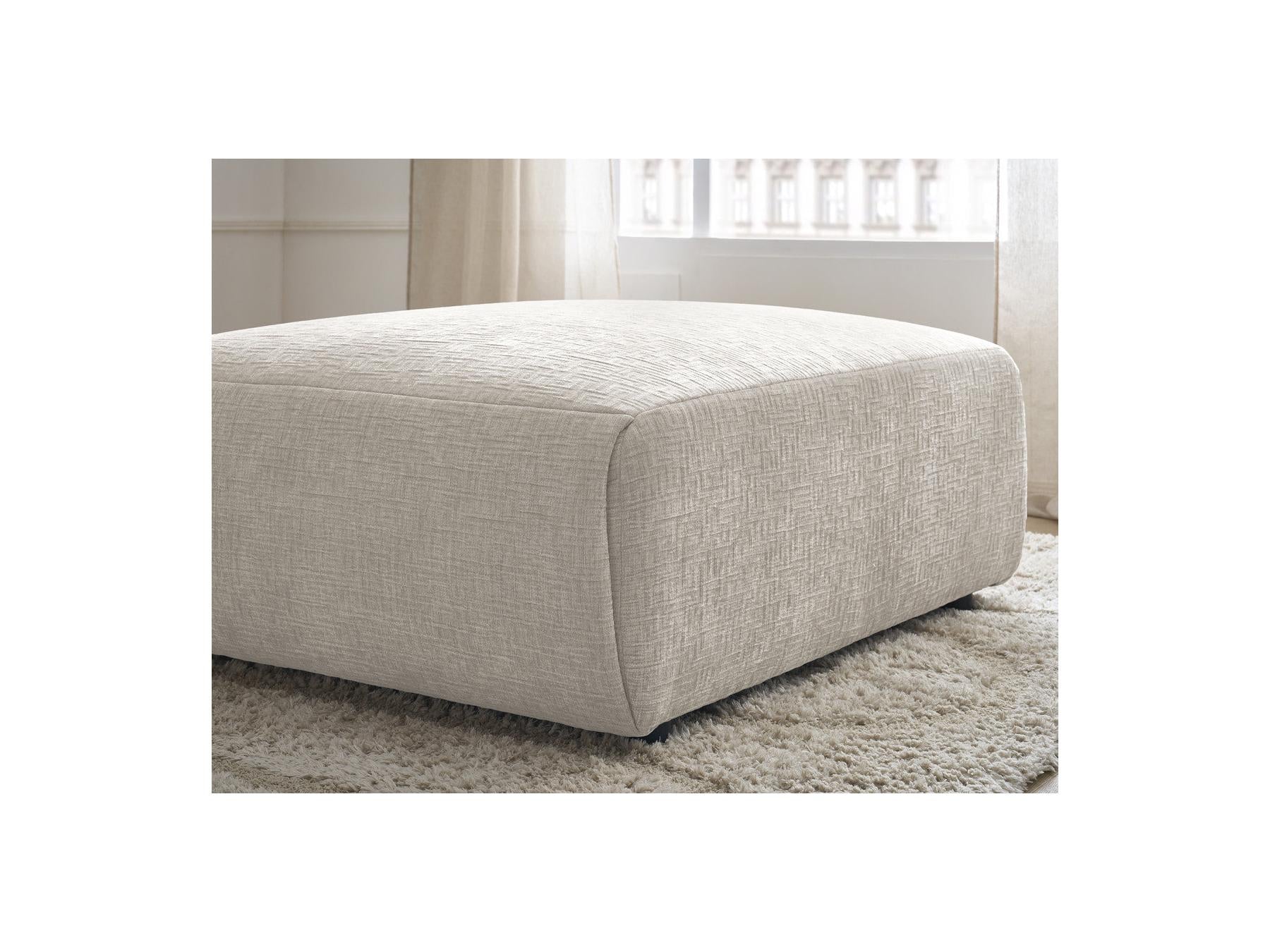 Jana - Large Pouffe - Textured Fabric