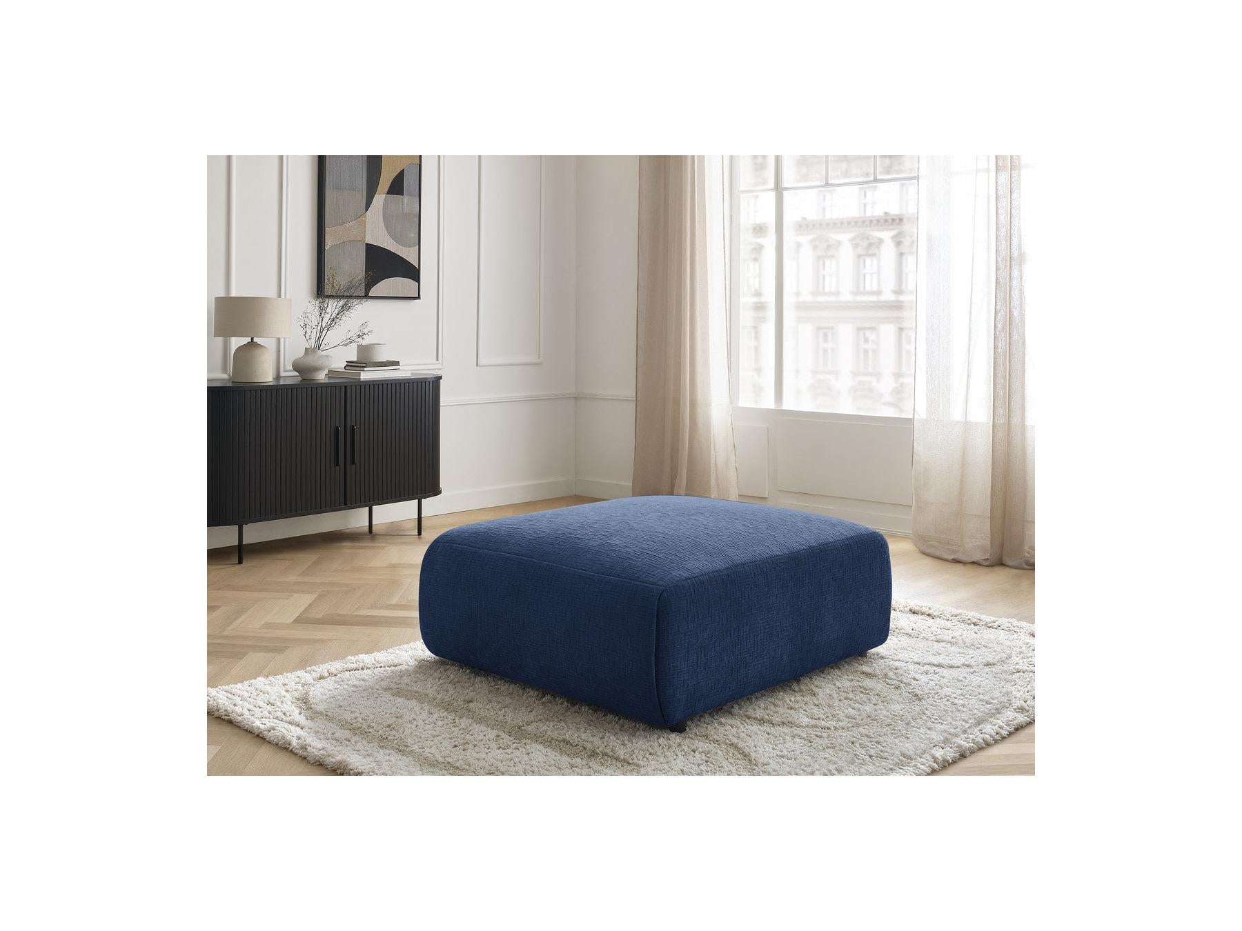 Jana - Large Pouffe - Textured Fabric