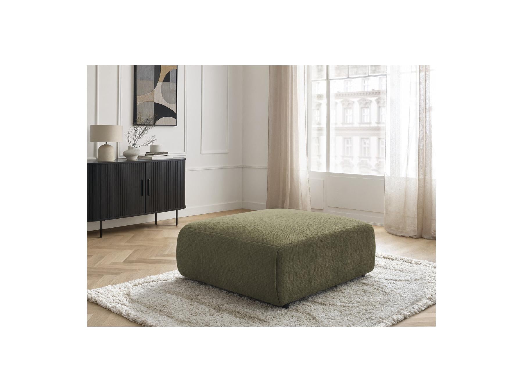 Jana - Large Pouffe - Textured Fabric