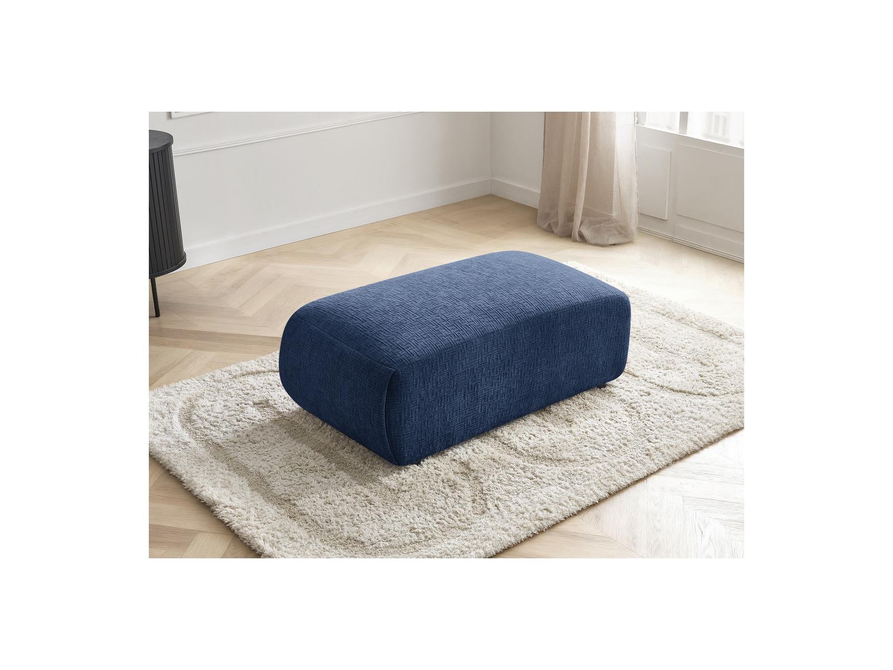 Jana - Pouf Petit - Tissu Texturé