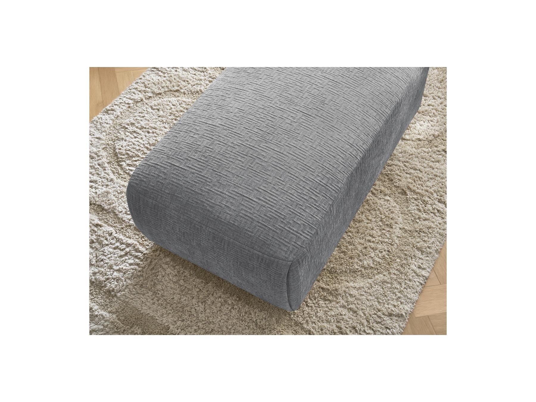 Jana - Pouf Petit - Tissu Texturé