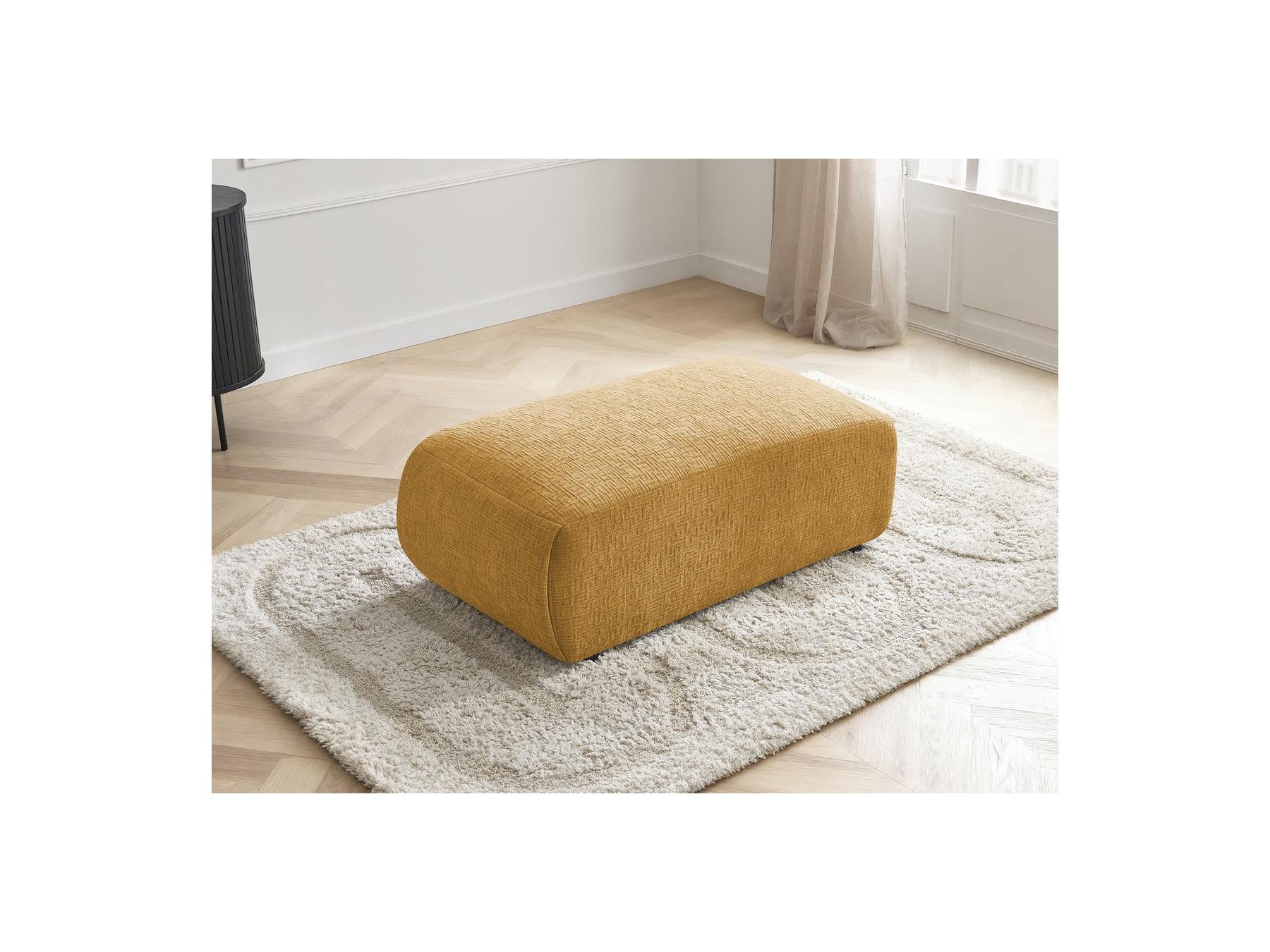 Jana - Pouf Petit - Tissu Texturé