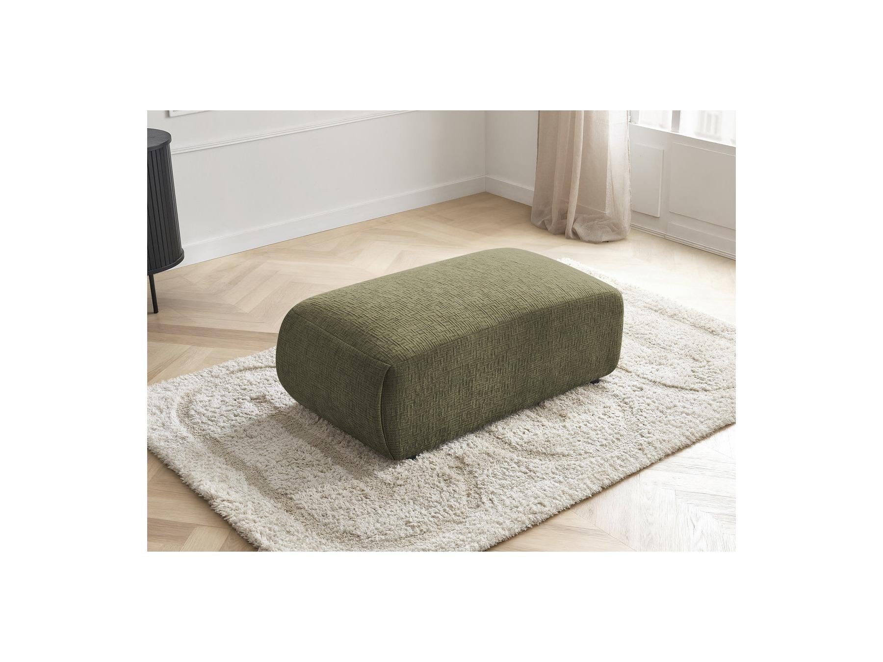 Jana - Pouf Petit - Tissu Texturé