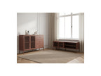 Clara - Metal TV Unit 2 Doors 2 Open Compartments 160 cm + Metal Sideboard 2 Doors 3 Drawers 140 cm Limited Edition