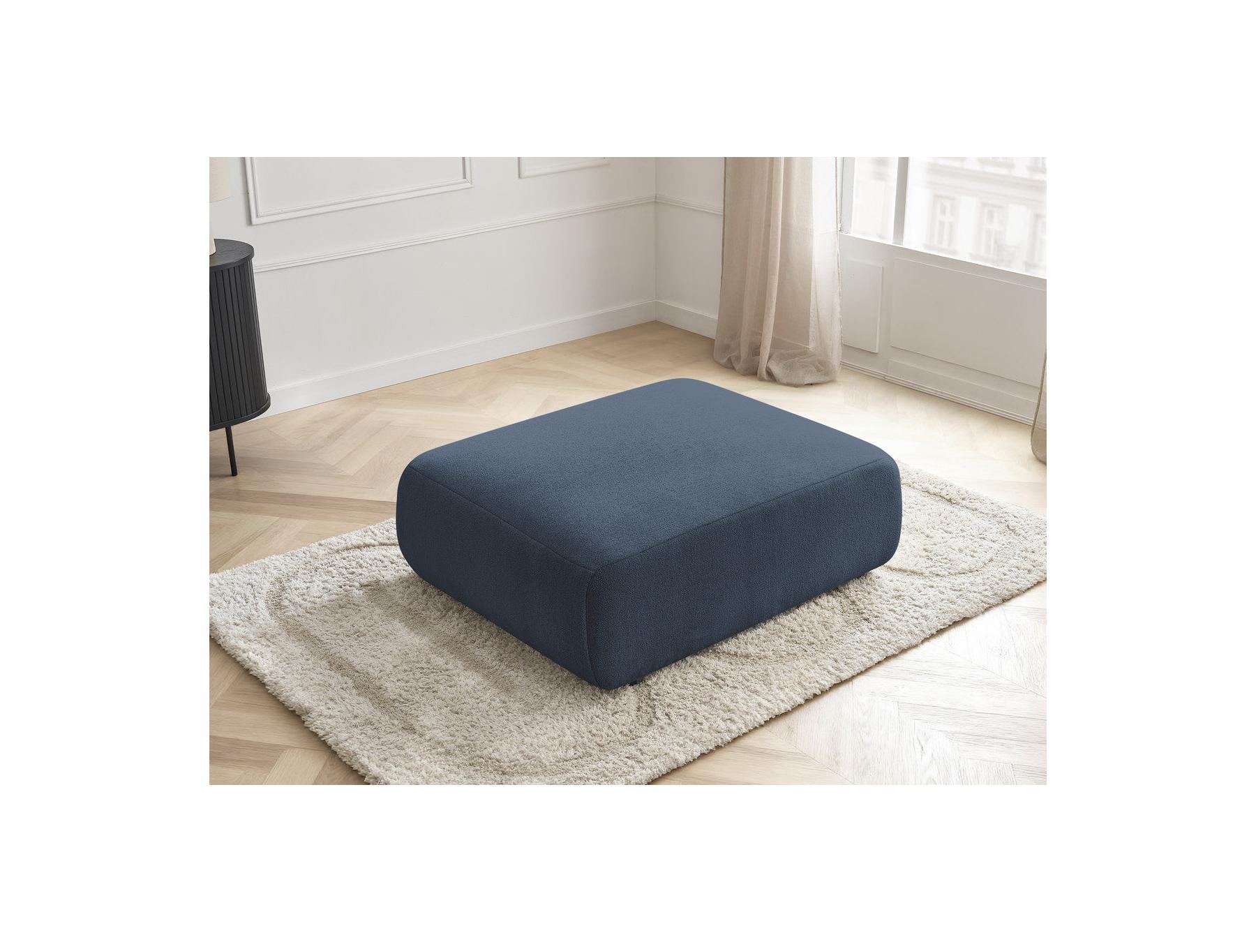 Jana - Large Pouffe - Heathered Fabric