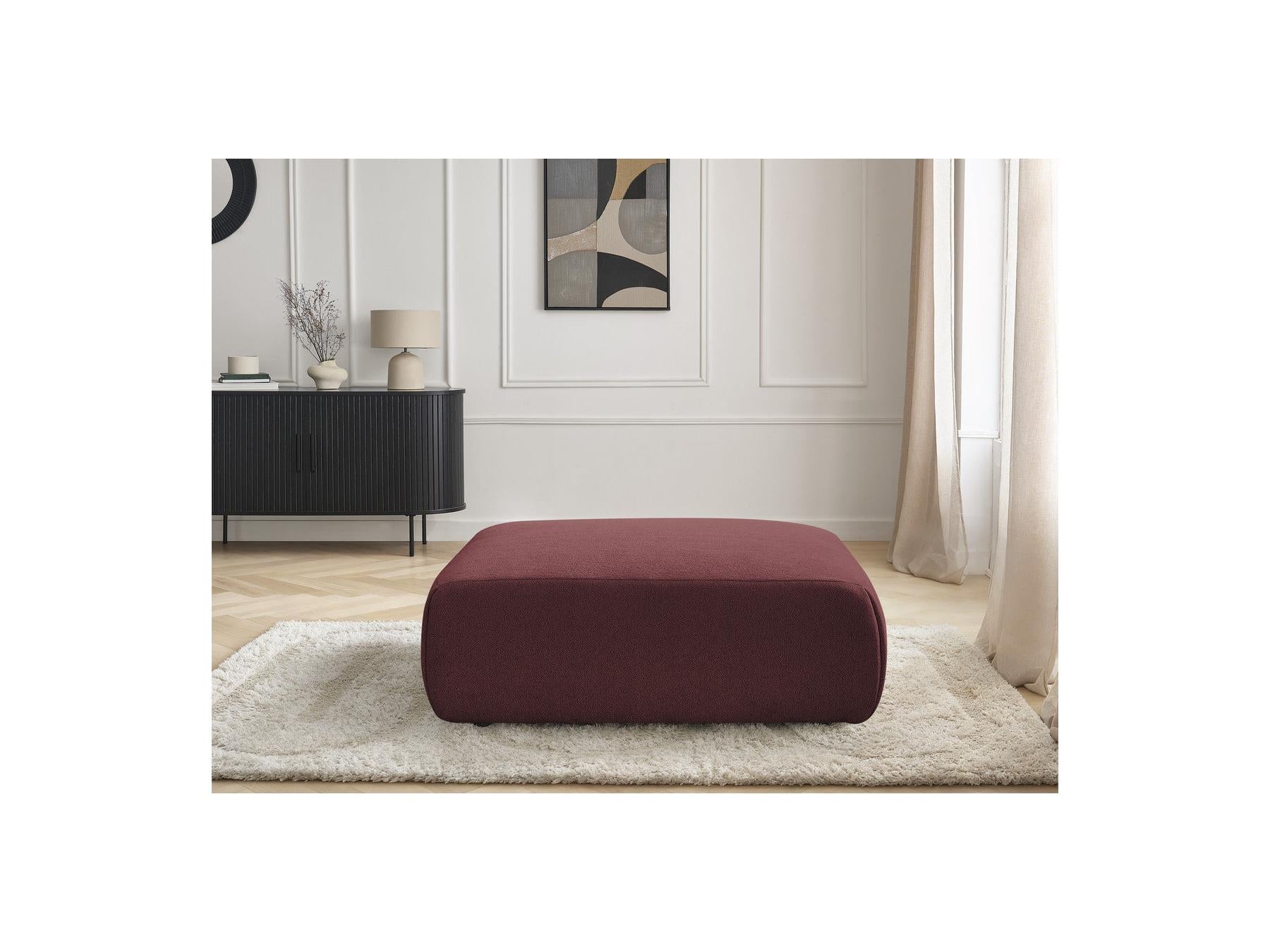 Jana - Large Pouffe - Heathered Fabric