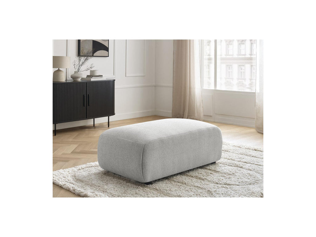 Jana - Small Pouf - Heather Fabric