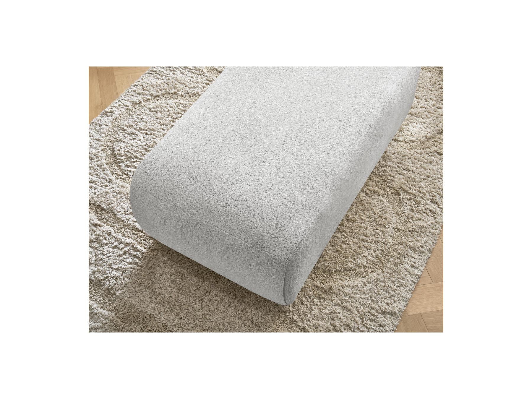 Jana - Small Pouf - Heather Fabric