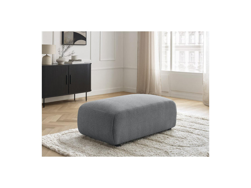 Jana - Small Pouf - Heather Fabric