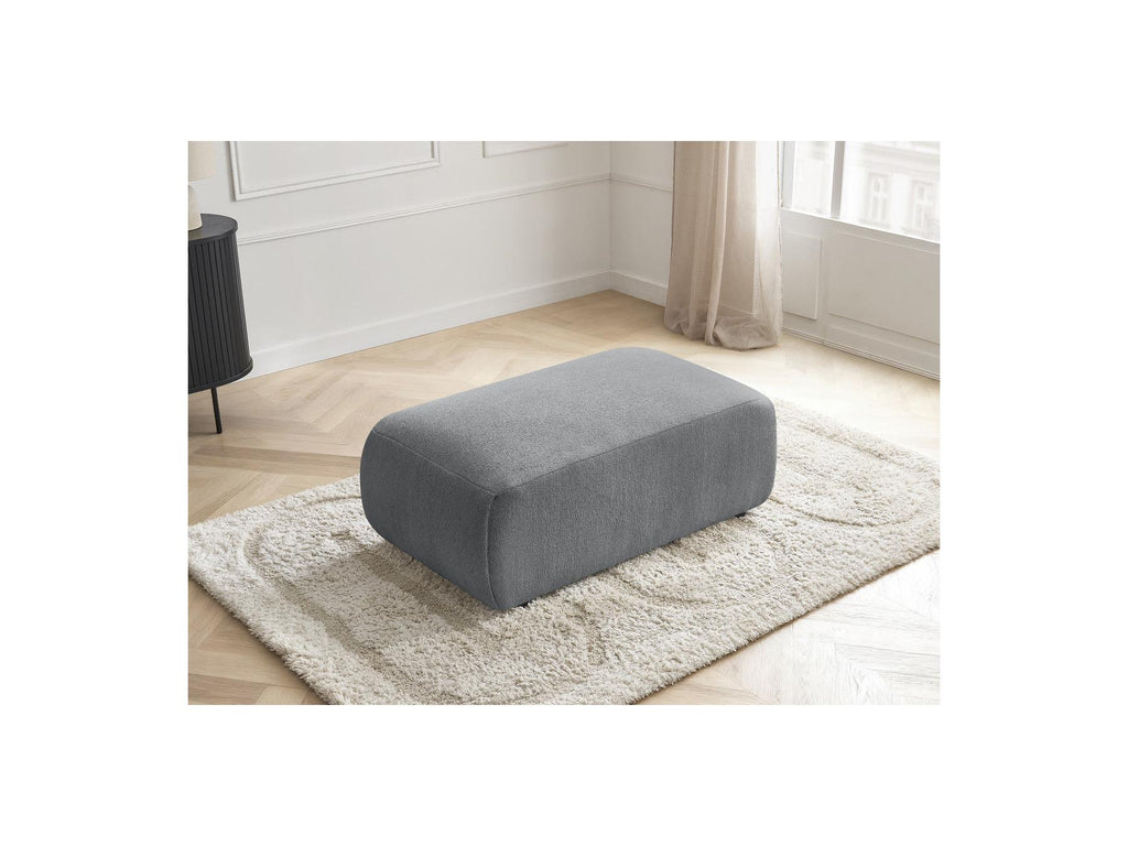 Jana - Small Pouf - Heather Fabric