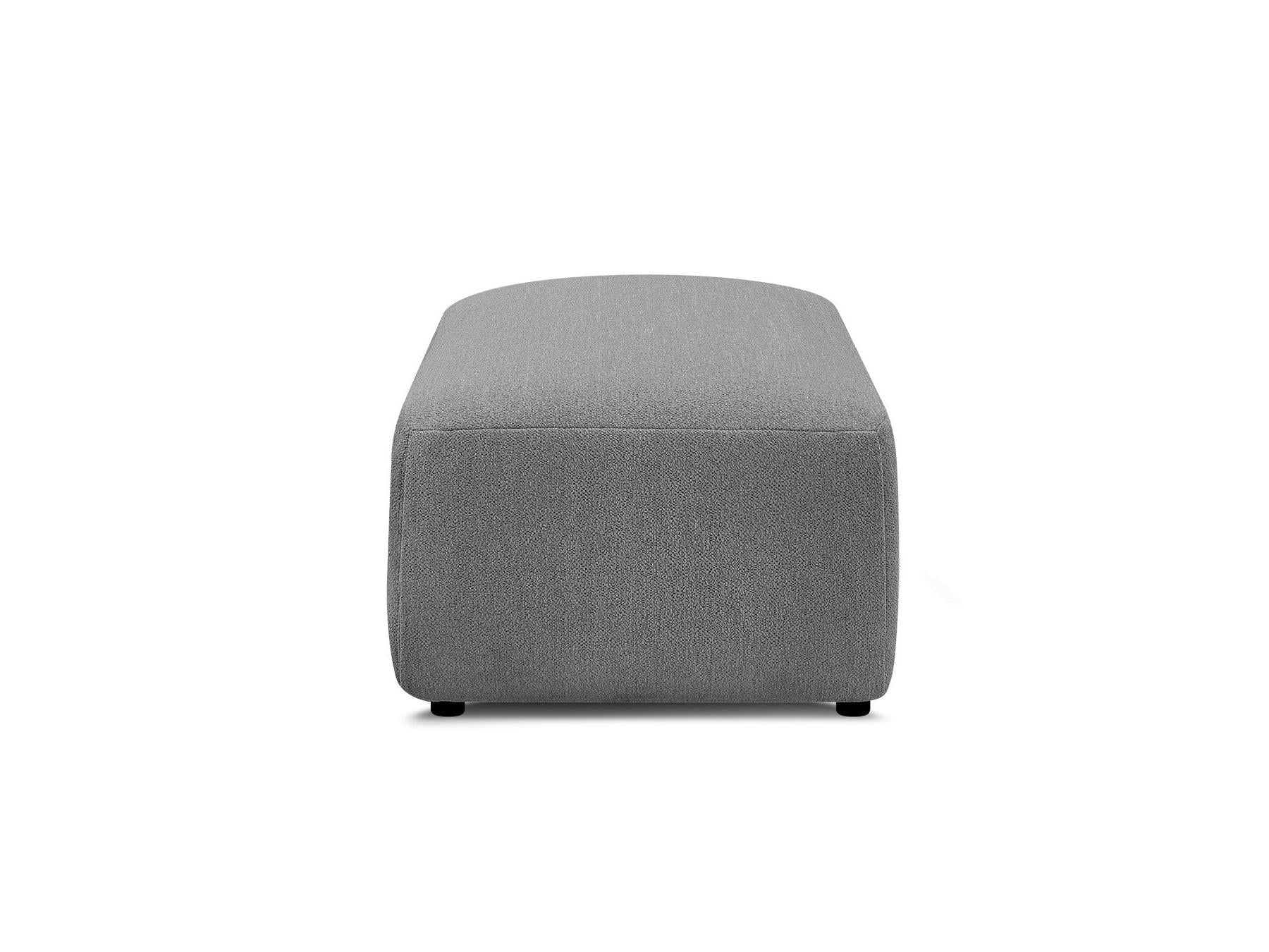 Jana - Small Pouf - Heather Fabric