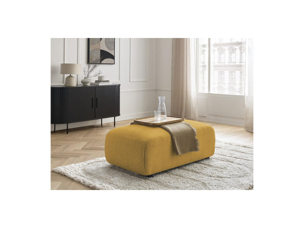 Jana - Small Pouf - Heather Fabric