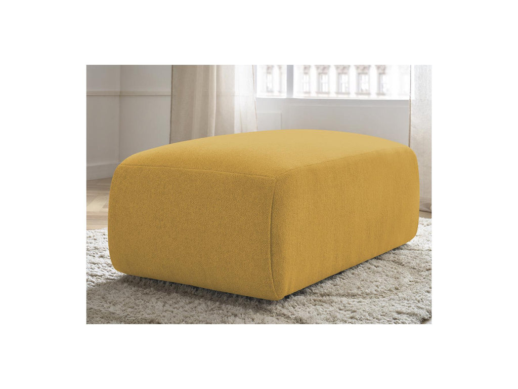 Jana - Small Pouf - Heather Fabric