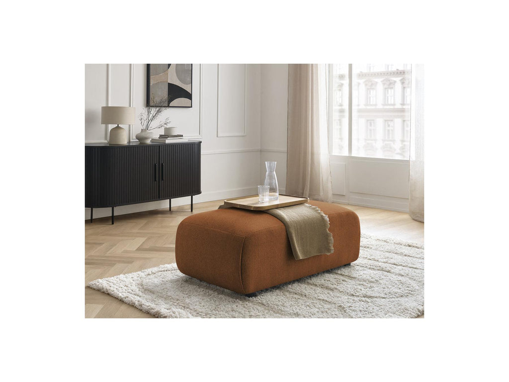 Jana - Small Pouf - Heather Fabric