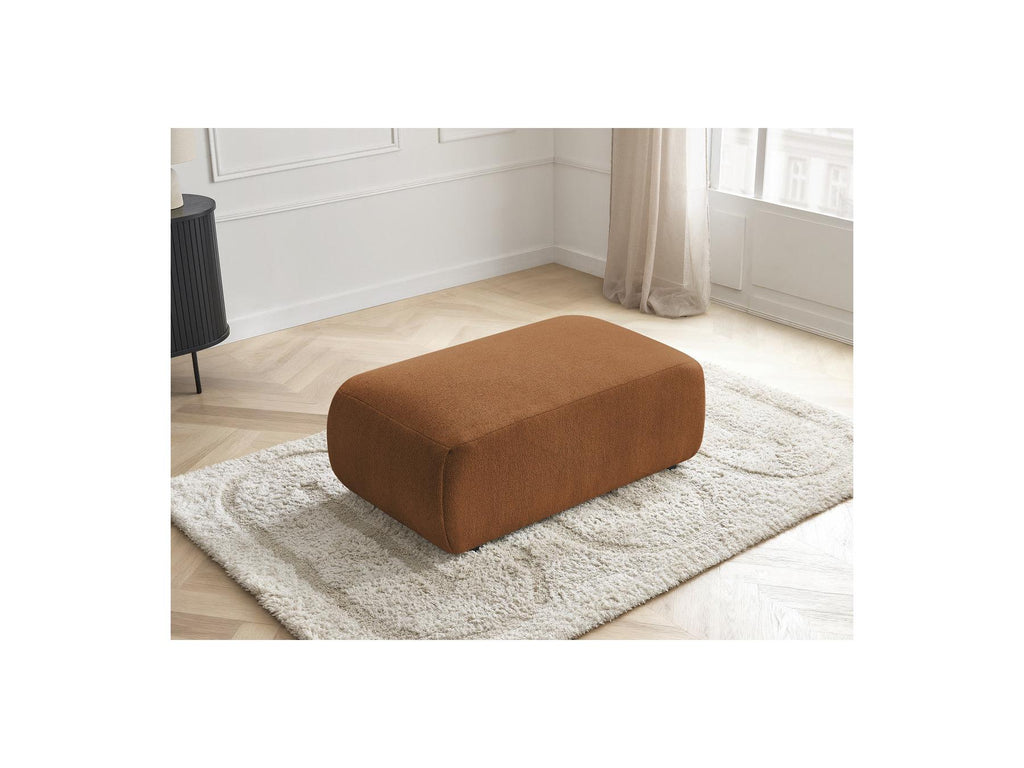 Jana - Small Pouf - Heather Fabric