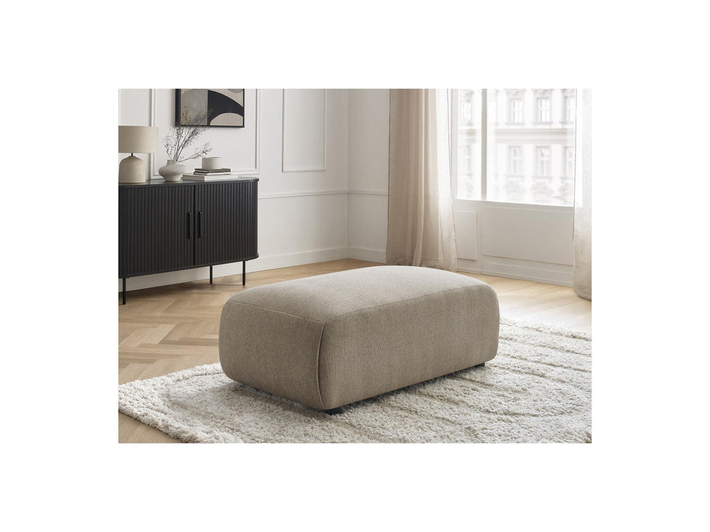 Jana - Small Pouf - Heather Fabric