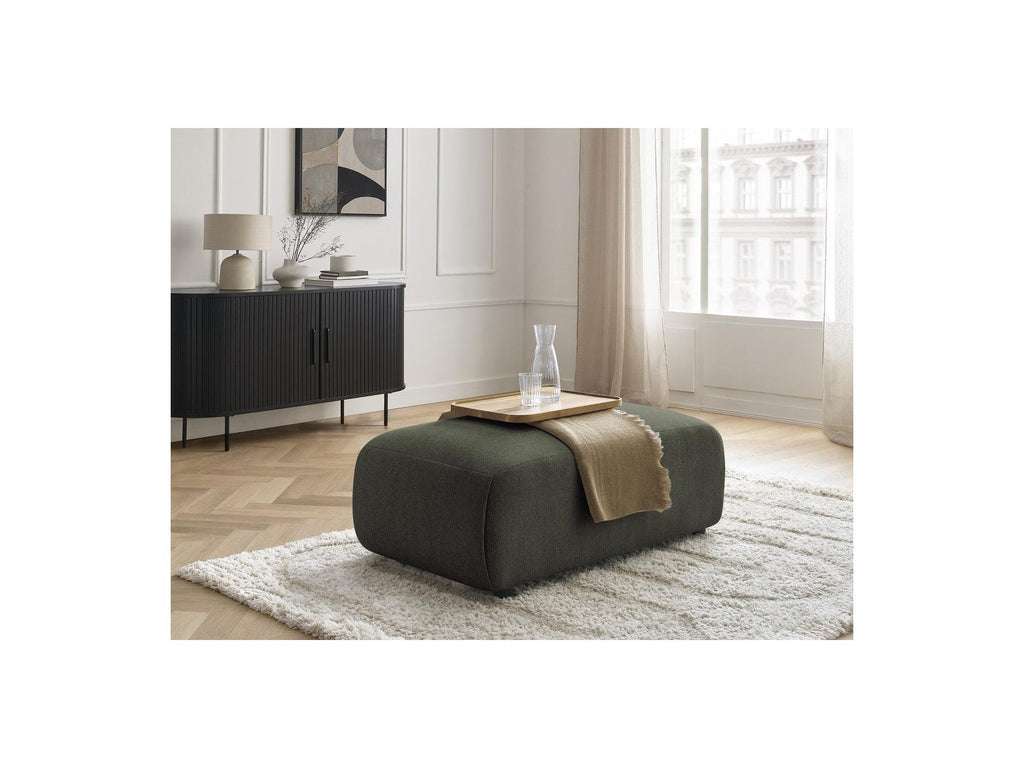 Jana - Small Pouf - Heather Fabric