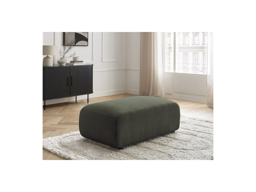 Jana - Small Pouf - Heather Fabric