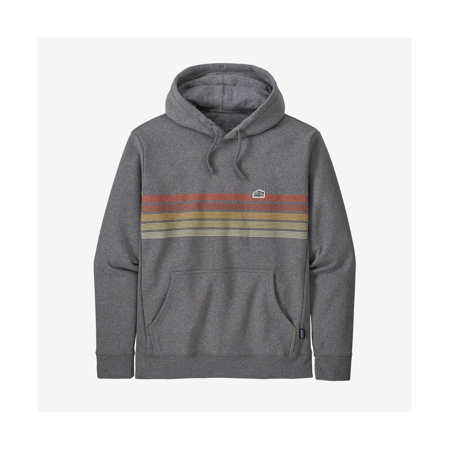 Patagonia - Patagonia Hoodie Line Logo Ridge Stripe Uprisal - Gris - Homme