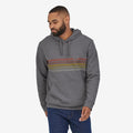 Patagonia - Patagonia Hoodie Line Logo Ridge Stripe Uprisal - Gris - Homme