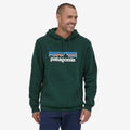 Patagonia - Hoodie P-6 Logo Uprisal - Vert - Homme