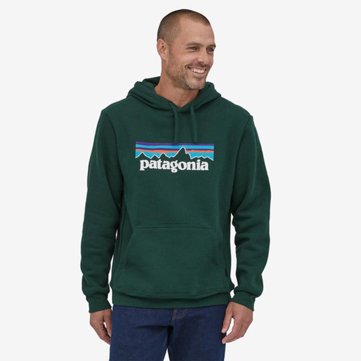 Patagonia - Hoodie P-6 Logo Uprisal - Vert - Homme