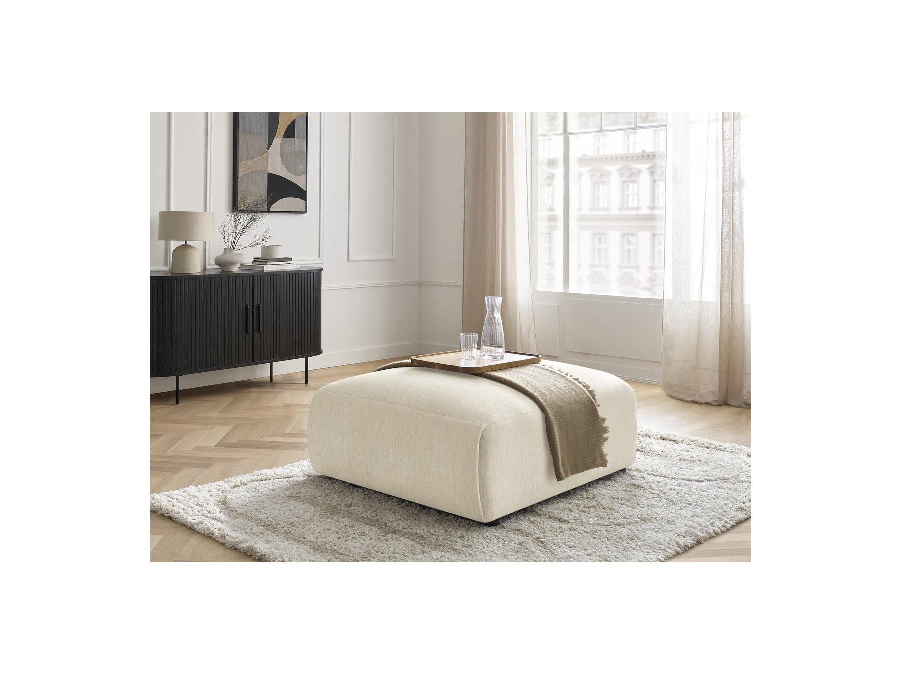 Jana - Large Pouffe - Velvet Fabric
