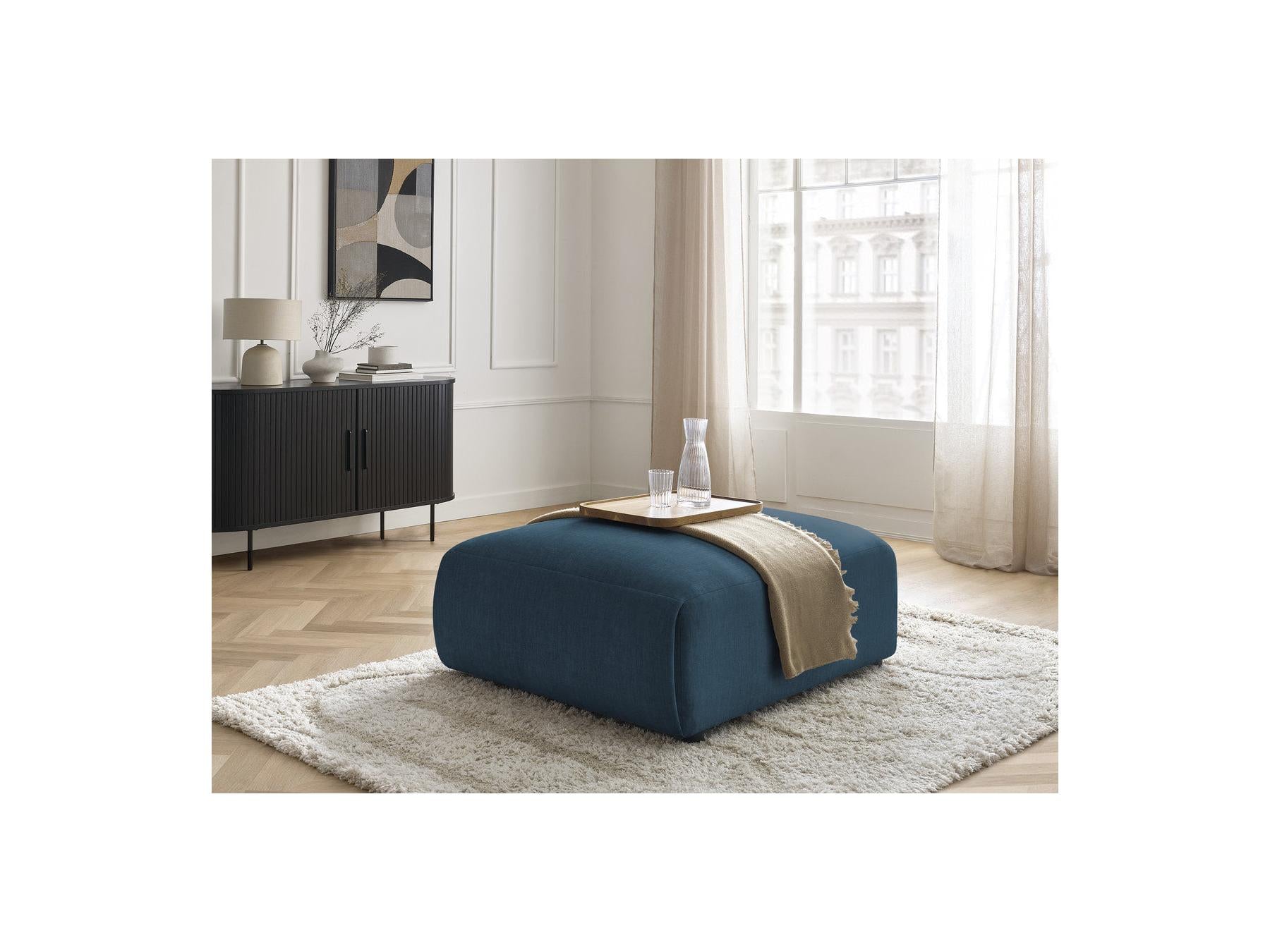 Jana - Large Pouffe - Velvet Fabric